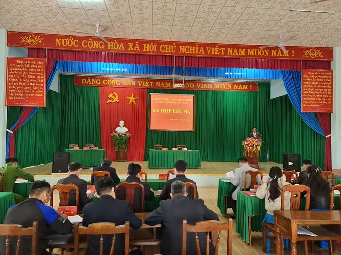 Kỳ họp thứ ba HĐND xã Ea Hiao khóa X, nhiệm kỳ 2021 – 2026